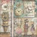 Набор бумаги односторонней для скрапбукинга Stamperia SBBSXB24 "Gardens of Time"